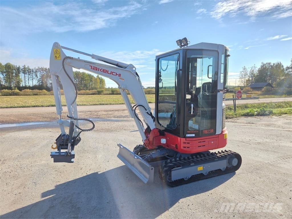 Takeuchi TB23R Mini bagri <7t