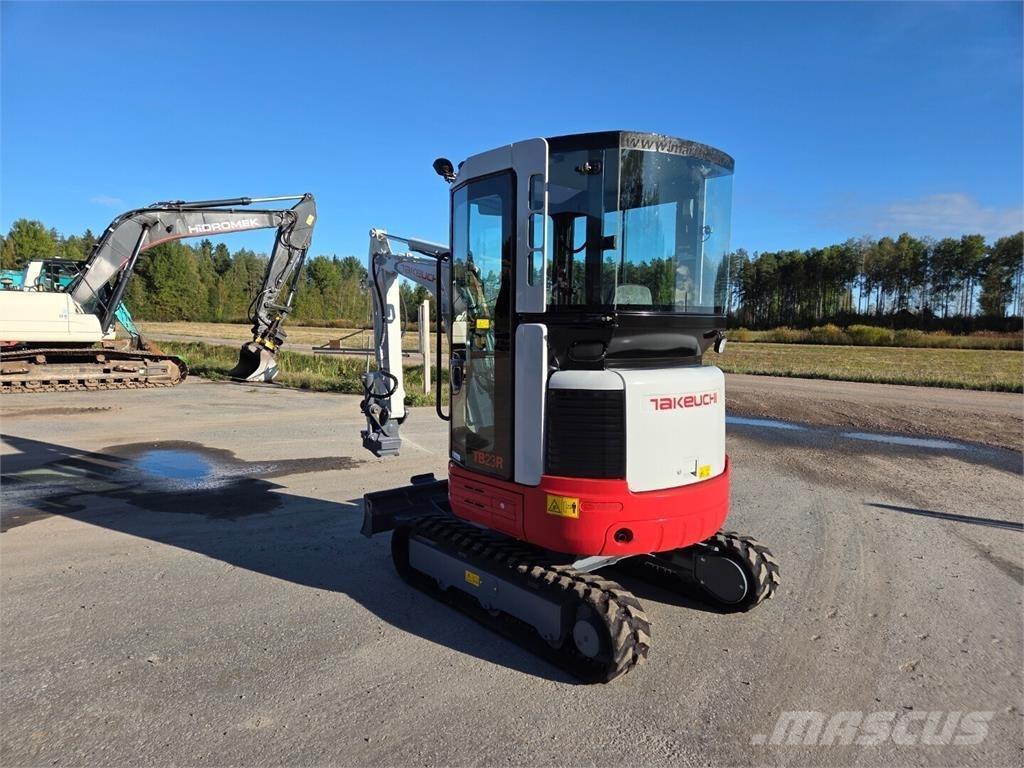 Takeuchi TB23R Mini bagri <7t