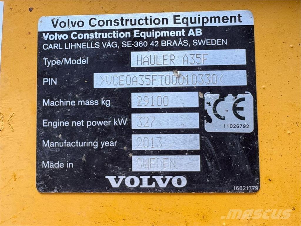 Volvo A 35 F Zglobni demperji