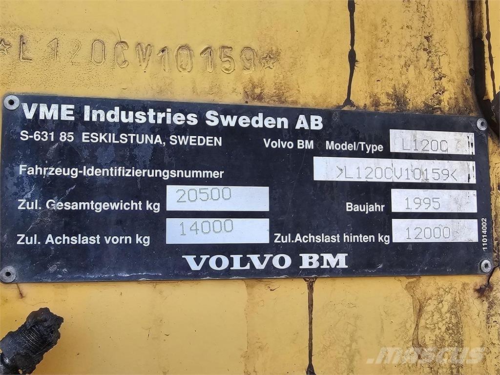 Volvo BM L120C Kolesni nakladalci