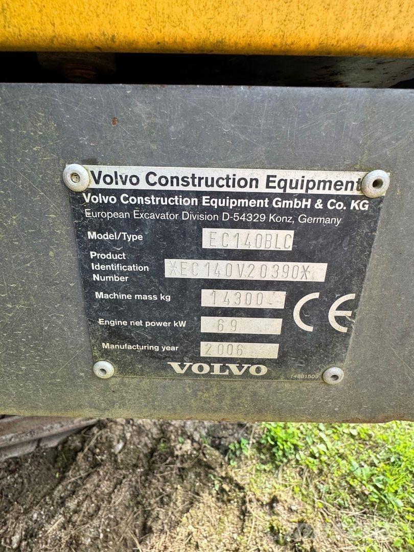Volvo EC 140 BLC Bagri goseničarji