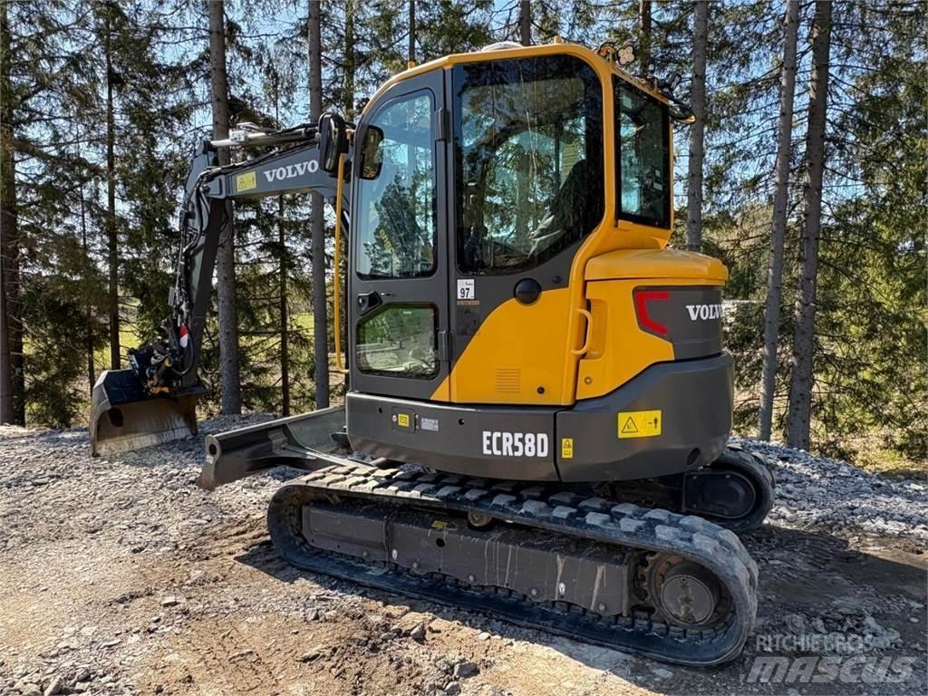 Volvo ECR 58 D Mini bagri <7t