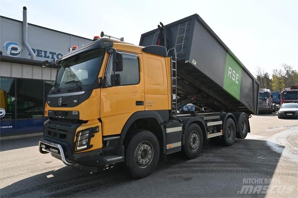 Volvo FMX540 8x4 Kotalni prekucni tovornjaki