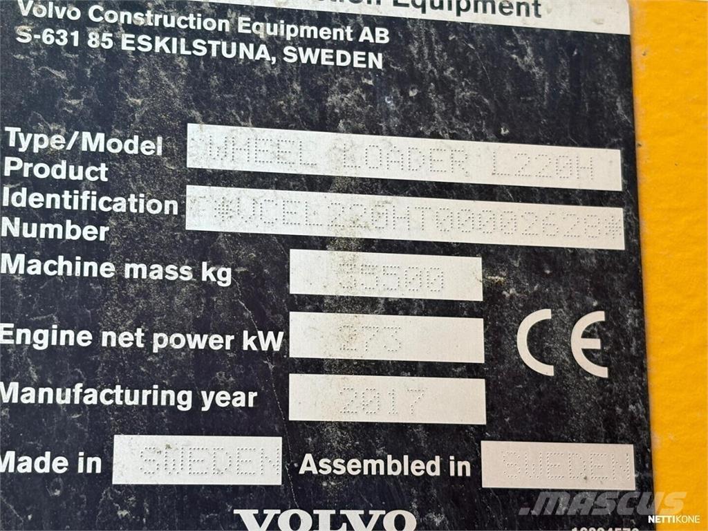 Volvo L 220 H Kolesni nakladalci