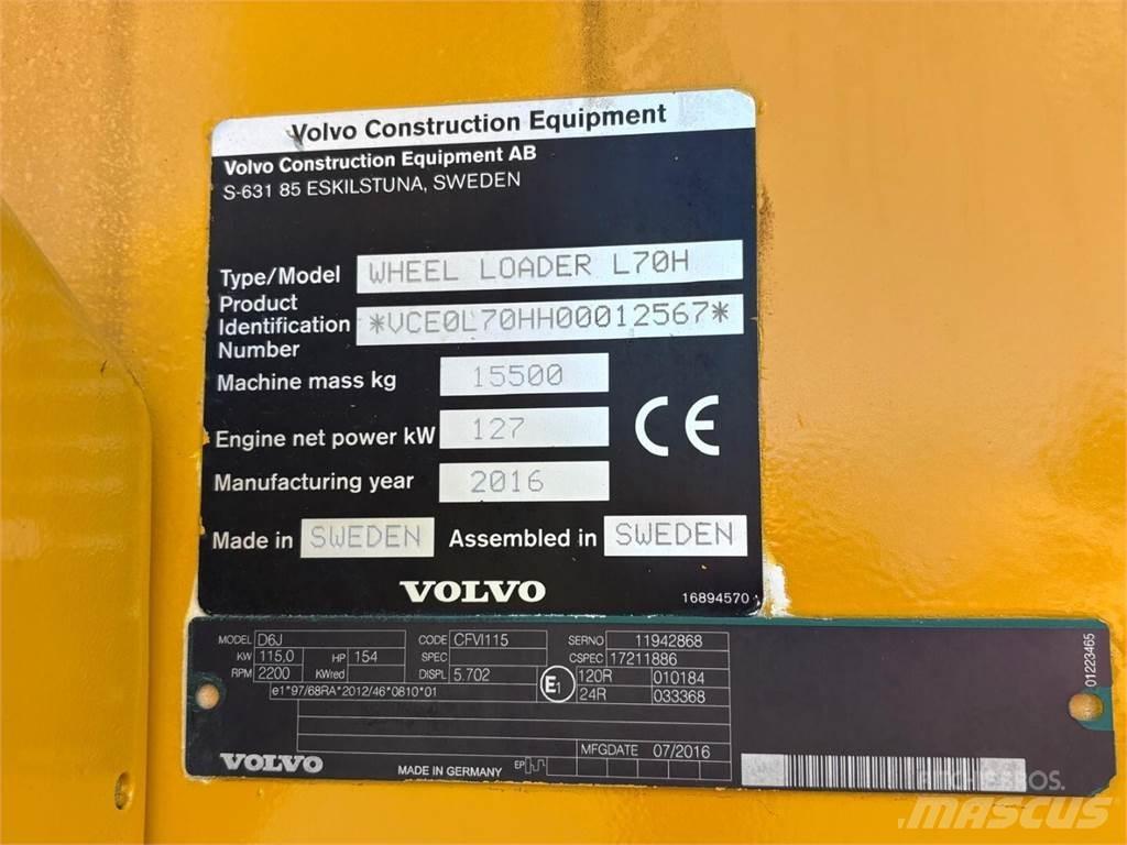 Volvo L 70 H Kolesni nakladalci