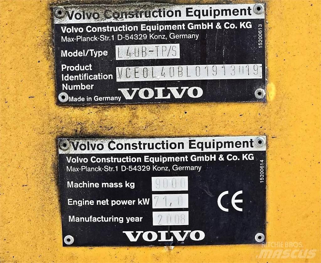Volvo L40B Kolesni nakladalci