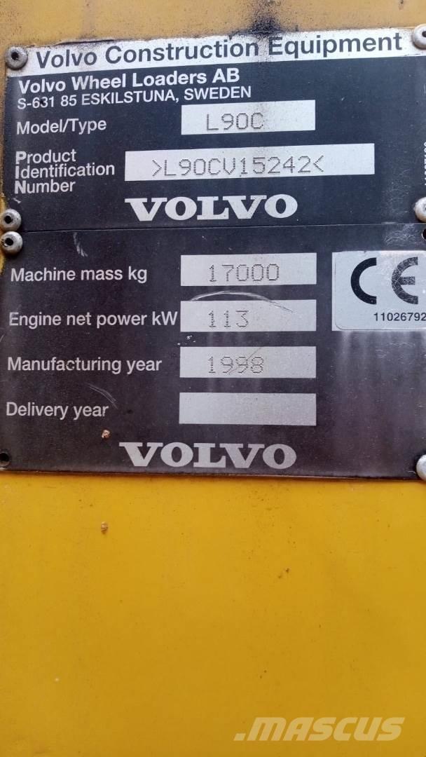 Volvo L90C Kolesni nakladalci