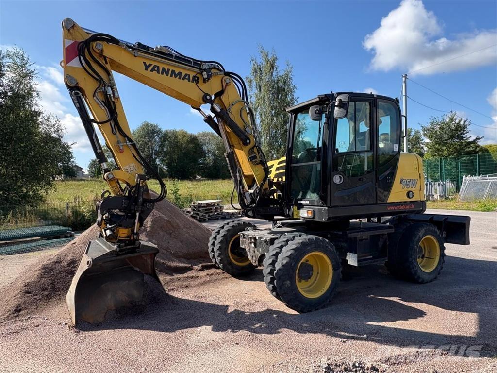 Yanmar B 95 W Bagri na kolesih