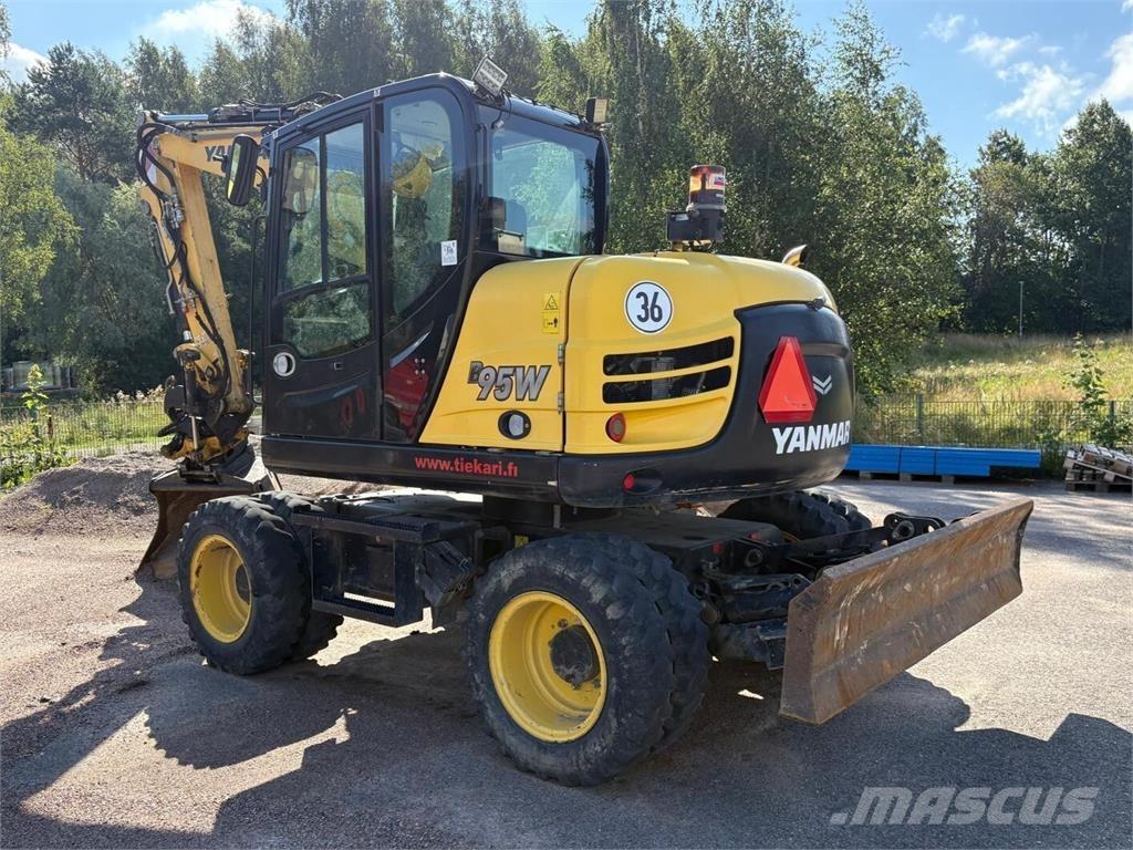 Yanmar B 95 W Bagri na kolesih