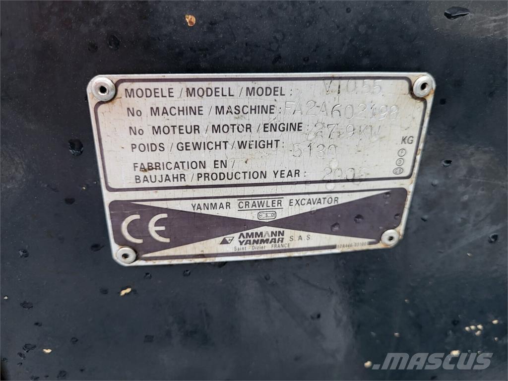 Yanmar VIO 55 Mini bagri <7t