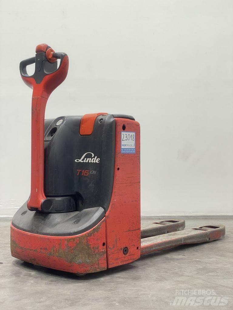 Linde T16-1152 Li-Ion Električni nizko dvižni viličar