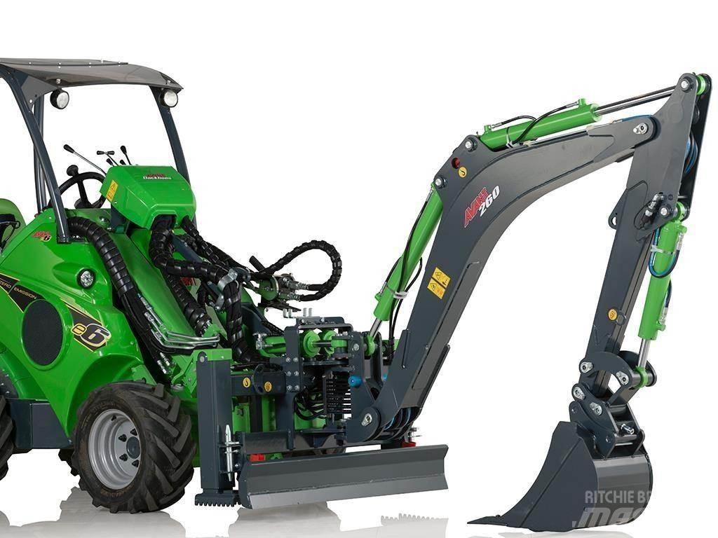 Avant Grävaggregat 260 Skid steer mini nakladalci