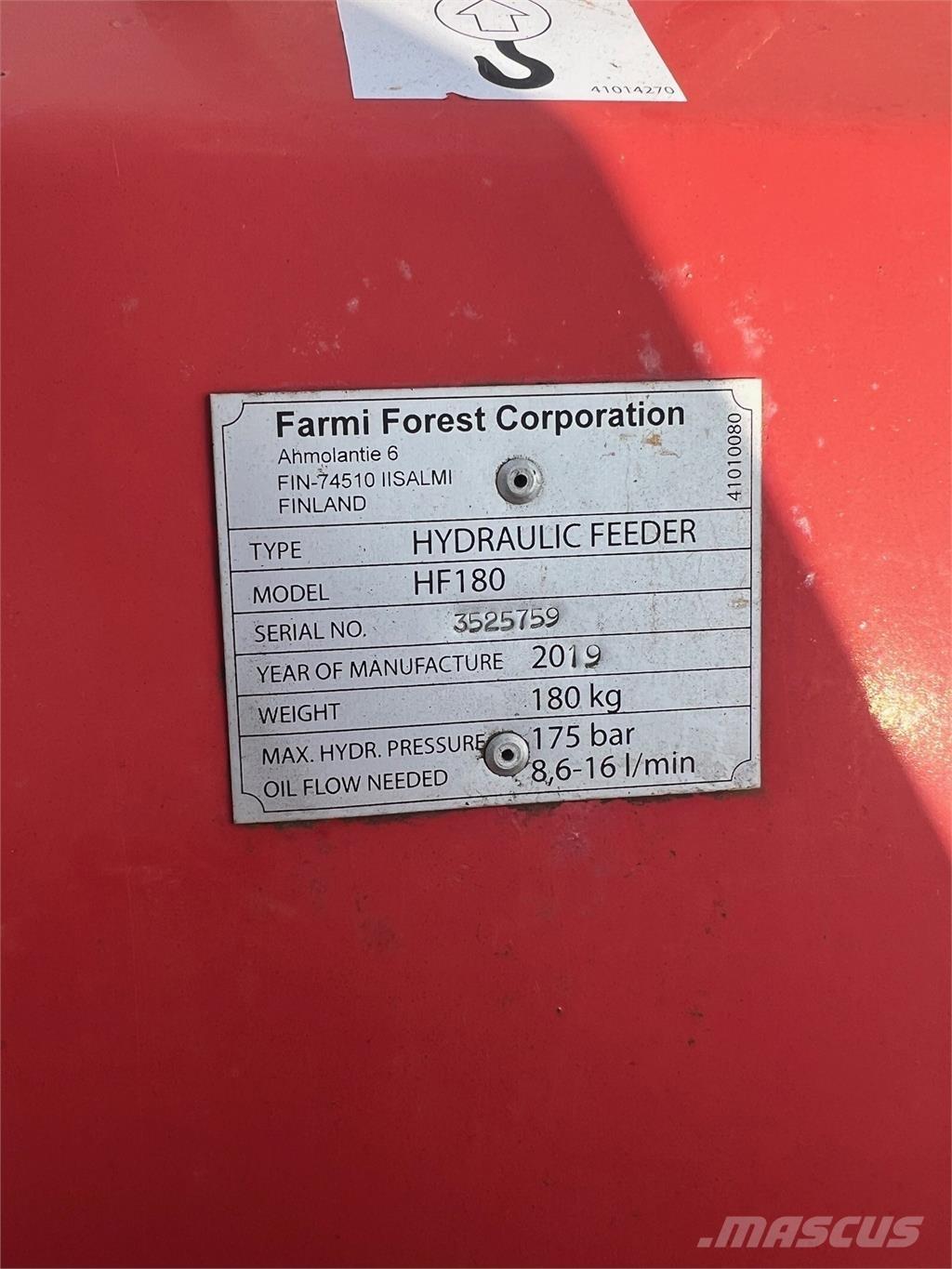 Farmi CH182 FLISHUGG Cepilniki, lesni drobilci, in žage