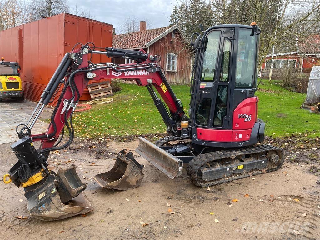 Yanmar VIO26 GRÄVARE Kolesni nakladalci