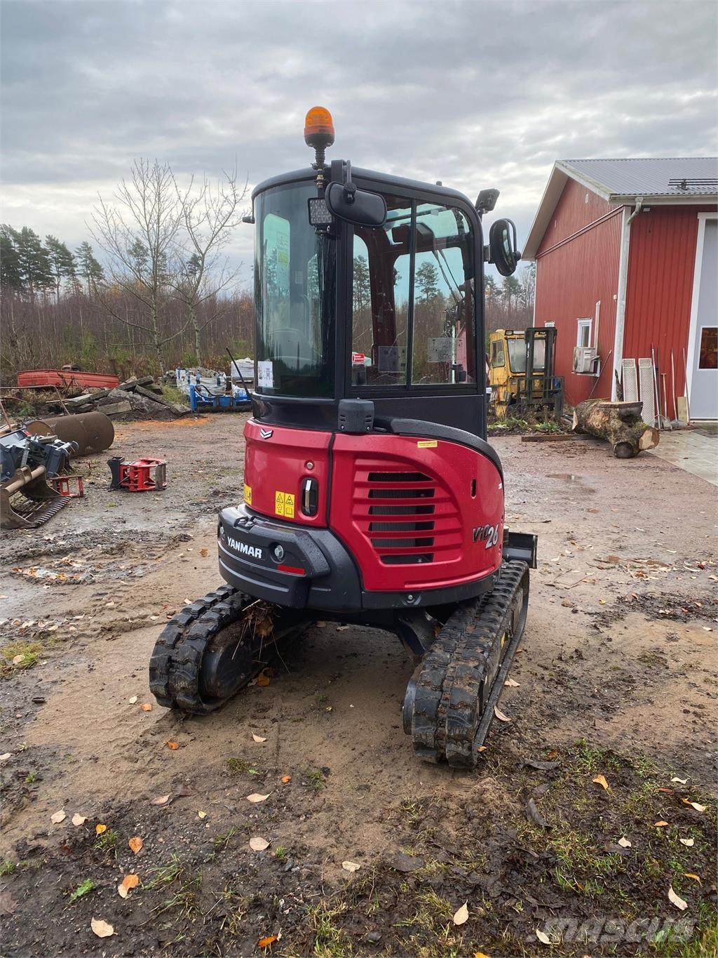Yanmar VIO26 GRÄVARE Kolesni nakladalci