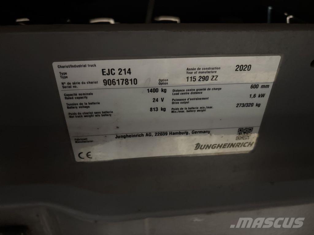 Jungheinrich EJC 214 Ročni električni viličar