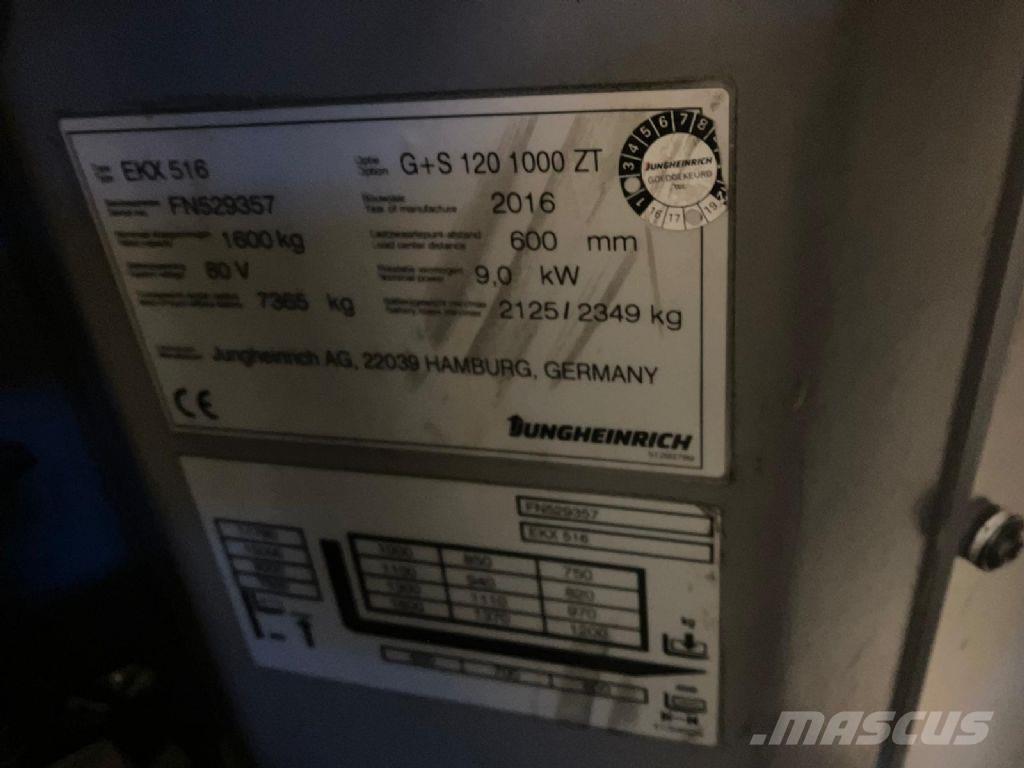 Jungheinrich EKX 516 Visokodvižni komisionirni viličar