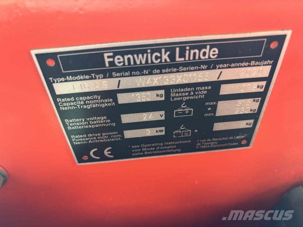 Linde L16.AS Ročni električni viličar
