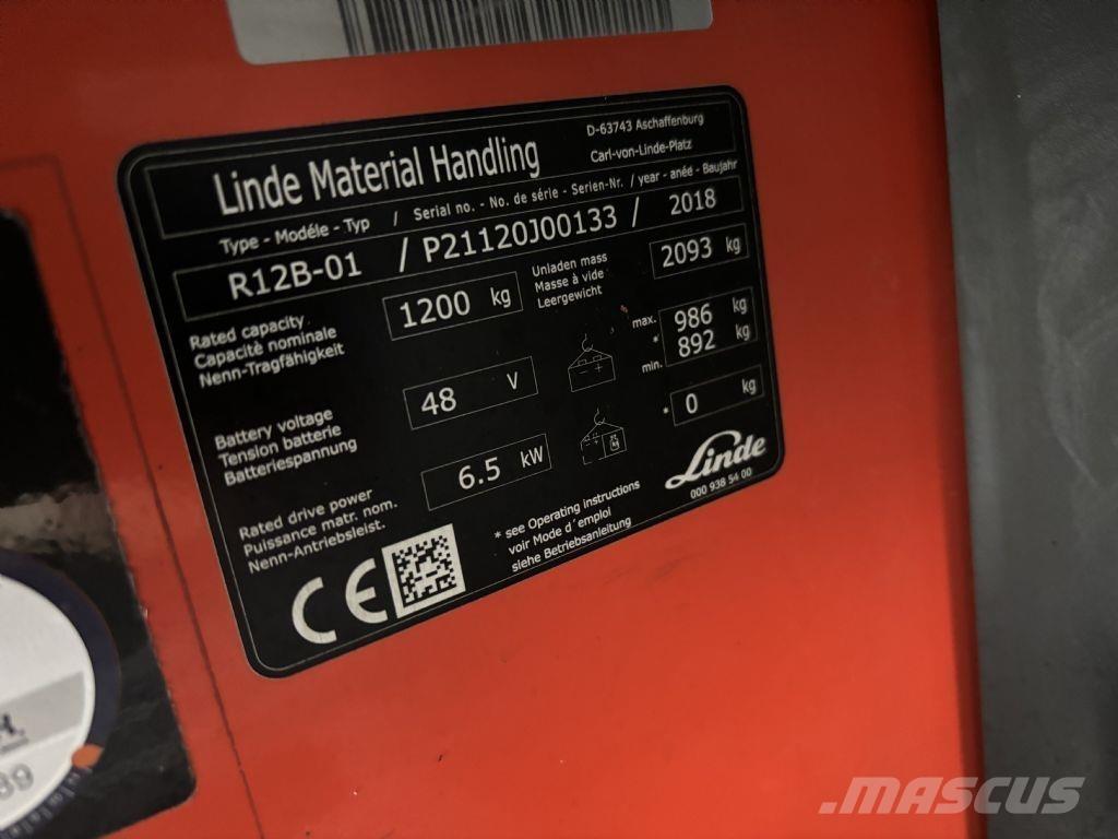 Linde R12B-01 Viličarji s pomičnim teleskopom