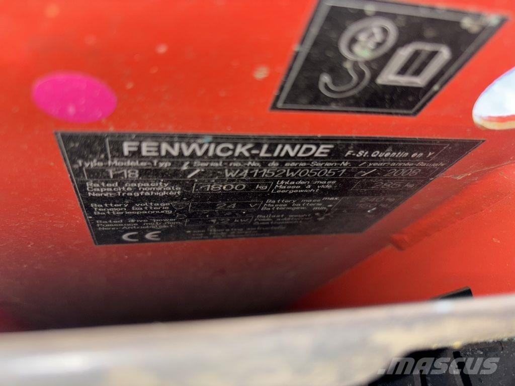 Linde T18 Električni nizko dvižni viličar