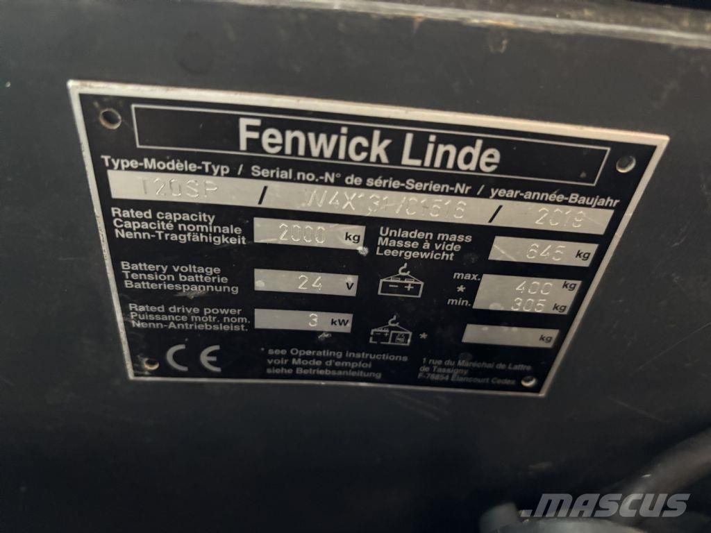 Linde T20 SP Samopogonski ročni viličarji