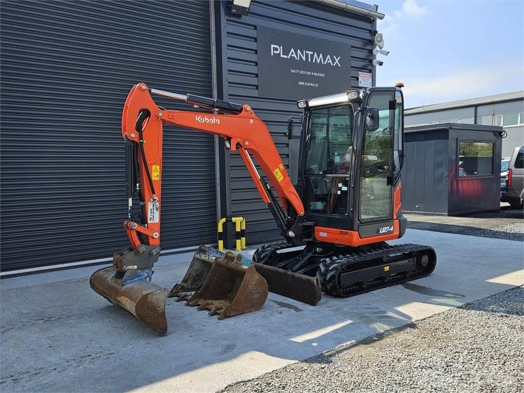 Kubota U27-4 Mini bagri <7t