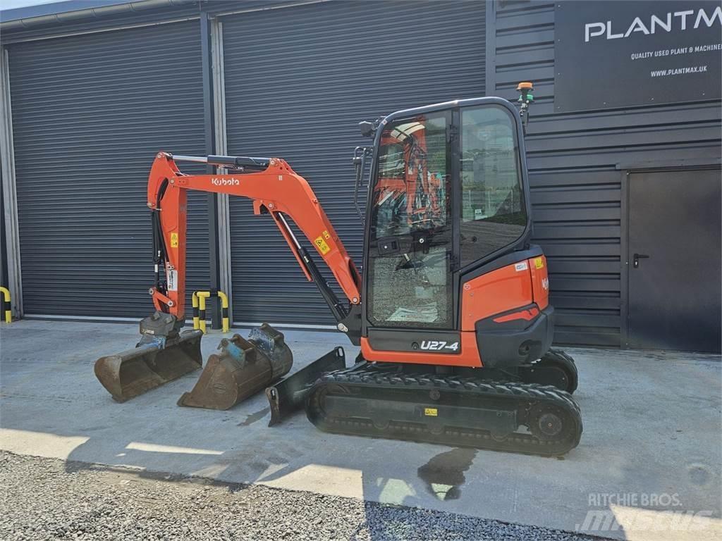 Kubota U27-4 Mini bagri <7t