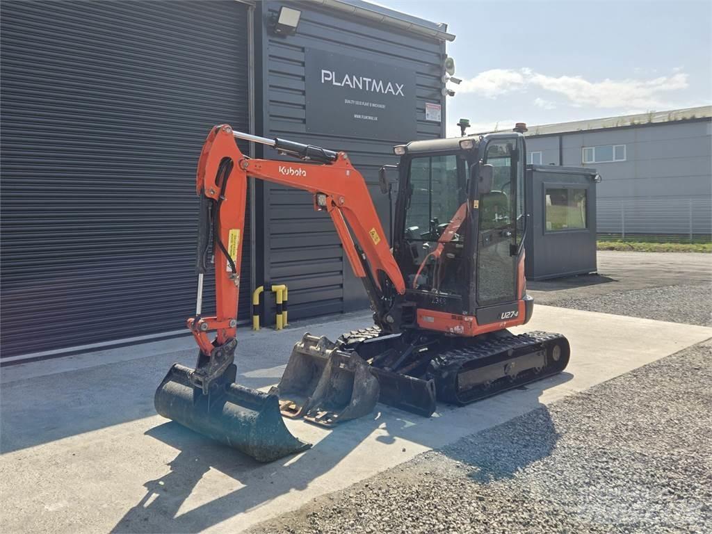 Kubota U27-4 Mini bagri <7t