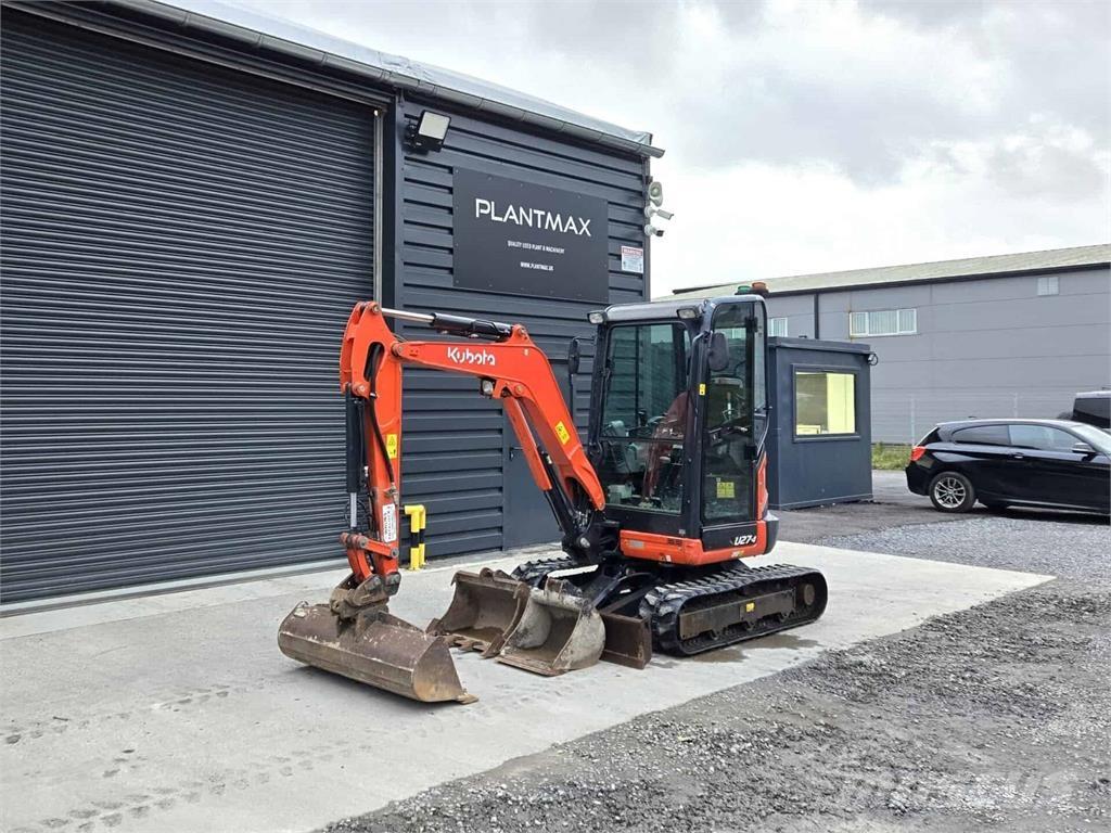 Kubota U27-4 Mini bagri <7t