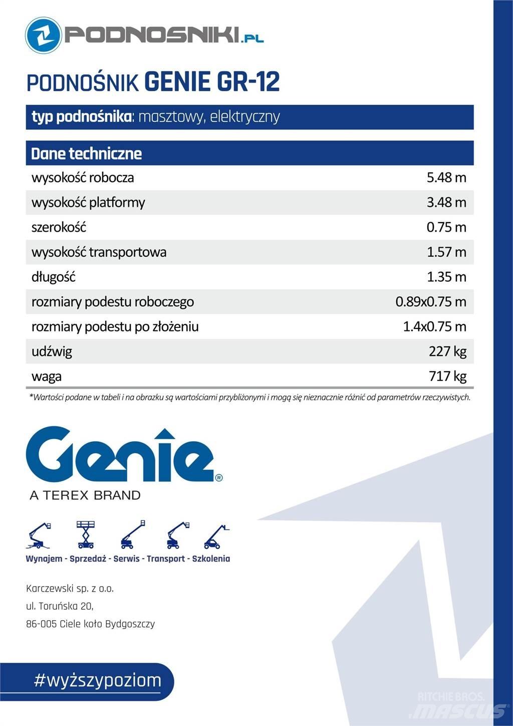 Genie GS-4047 Škarjaste dvižne ploščadi