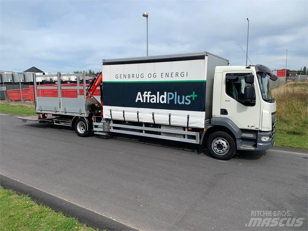 DAF LF210 4x2 FA Tovornjaki zabojniki