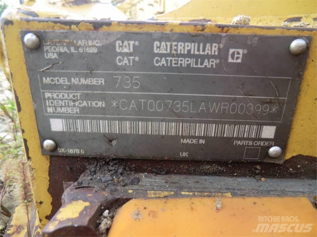 CAT 735 Podvozje in vzmetenje