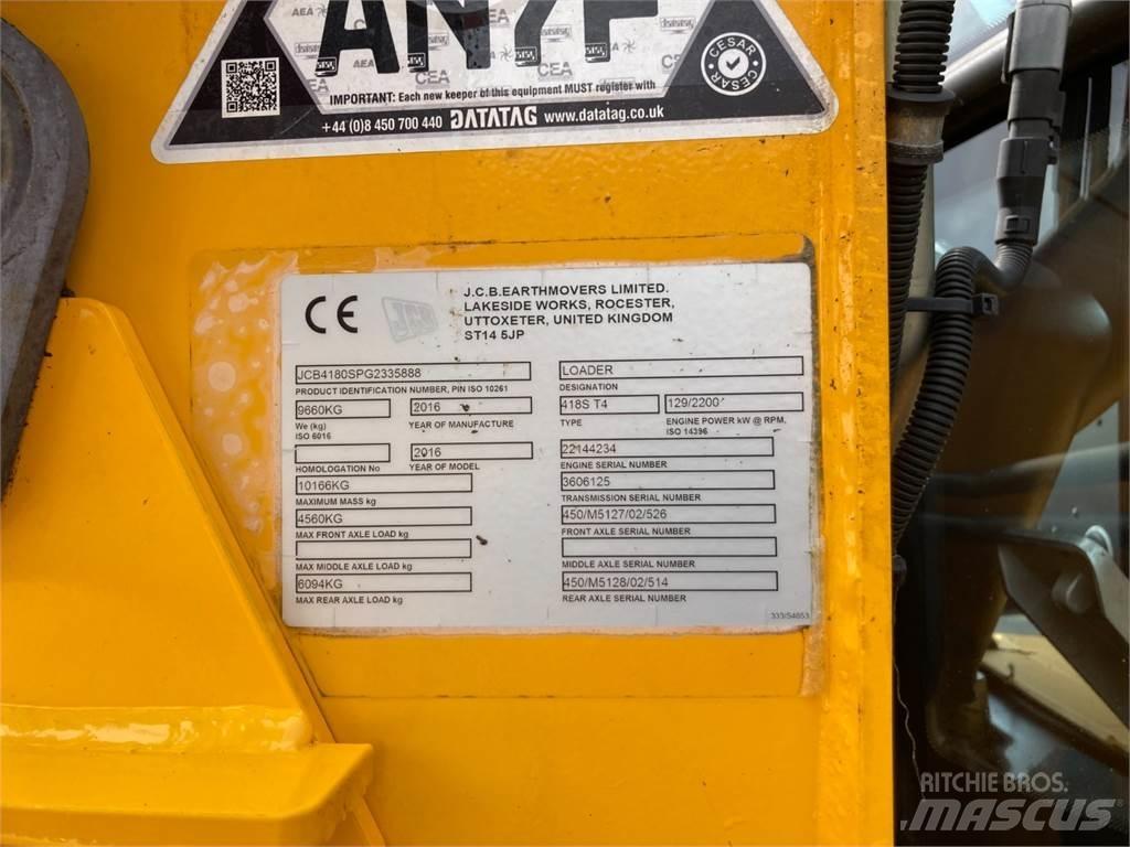 JCB 418S Kmetijski teleskopski nakladalci