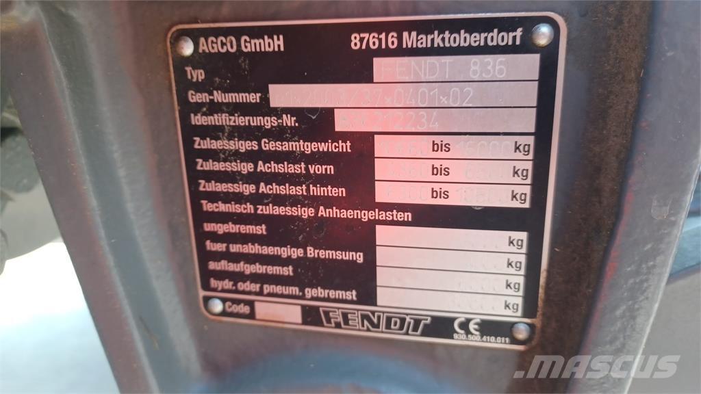 Fendt 828 SCR Traktorji