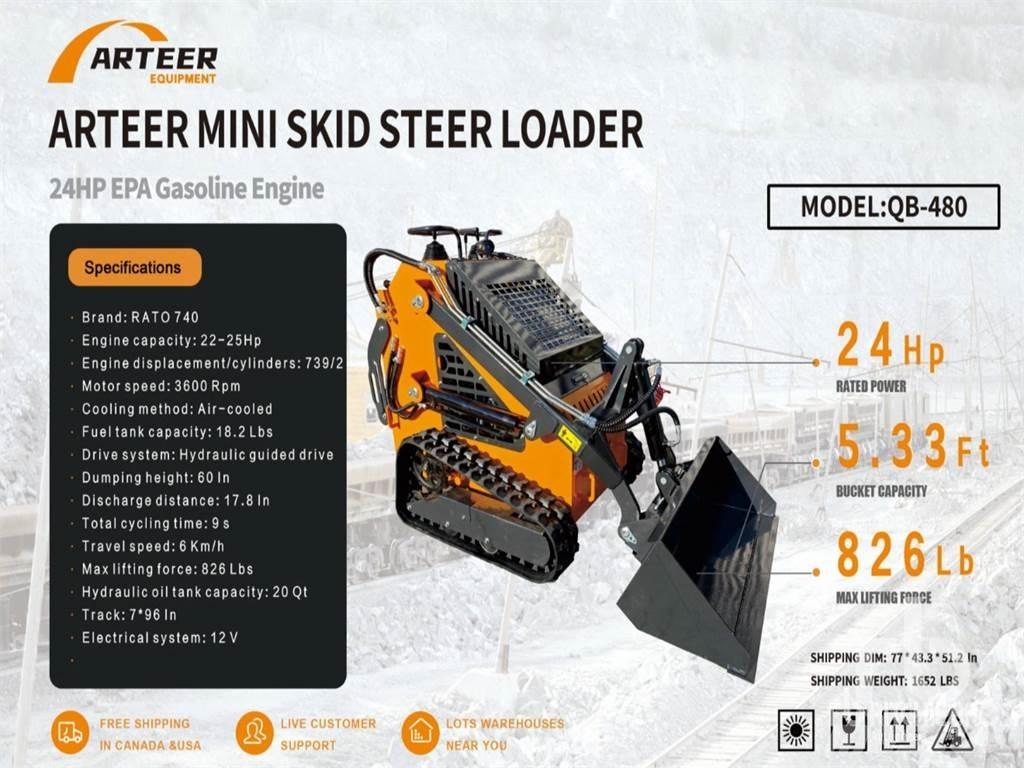 Arteer QB-480 Skid steer mini nakladalci