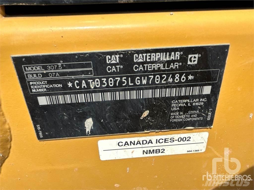 CAT 307.5 Bagri goseničarji