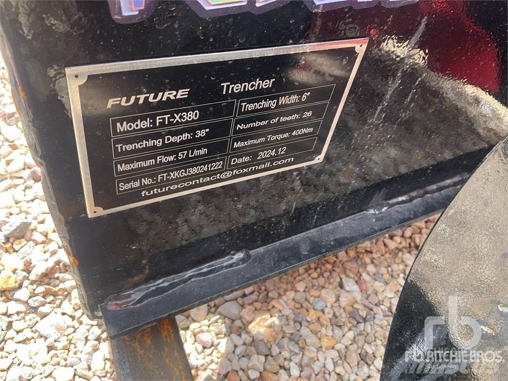  FT-X380 Freze za kopanje jarkov Trenčerji