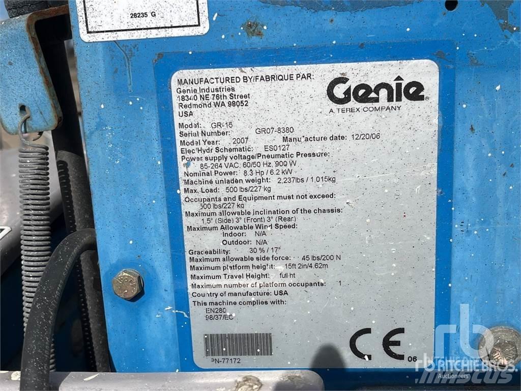 Genie GR15 Zglobne dvižne ploščadi