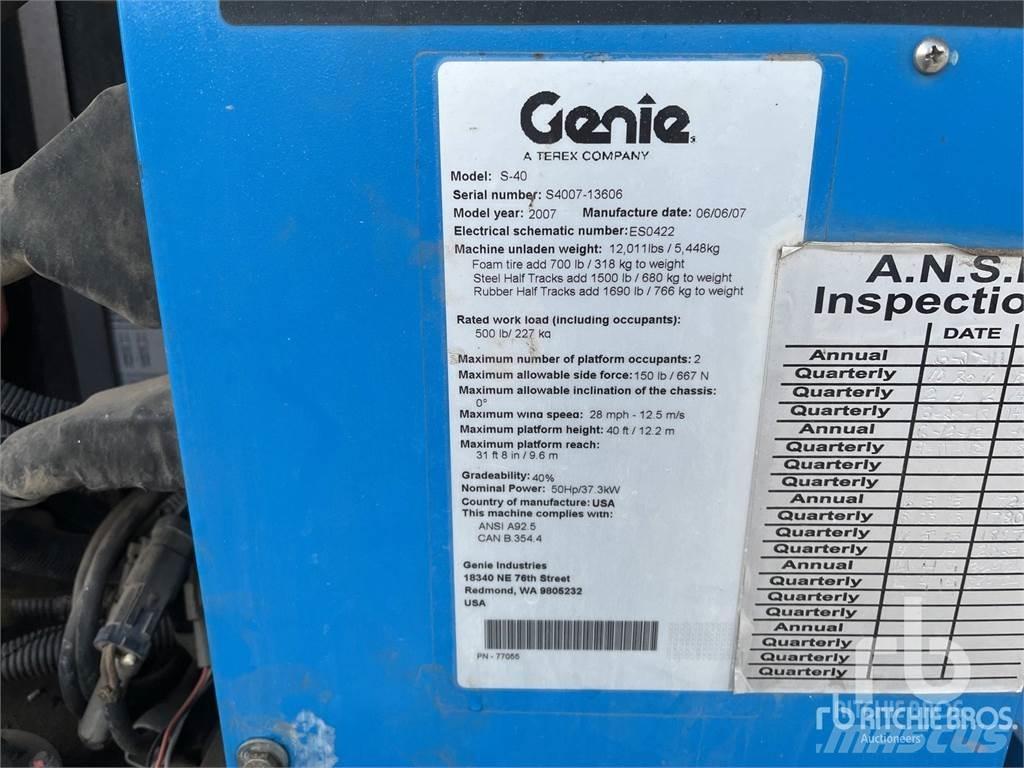 Genie S40 Zglobne dvižne ploščadi