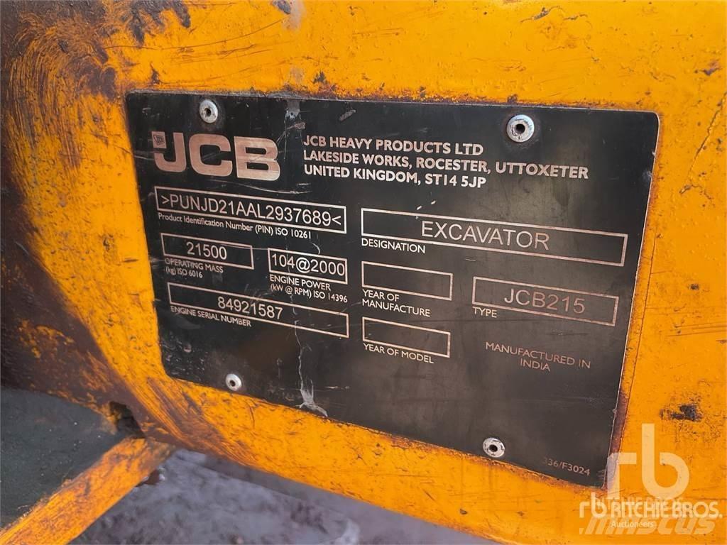 JCB 215LC Bagri goseničarji