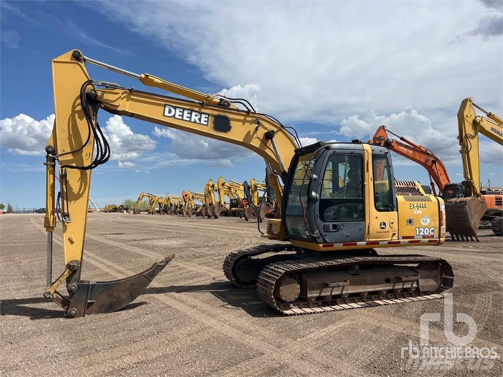 John Deere 120C Bagri goseničarji