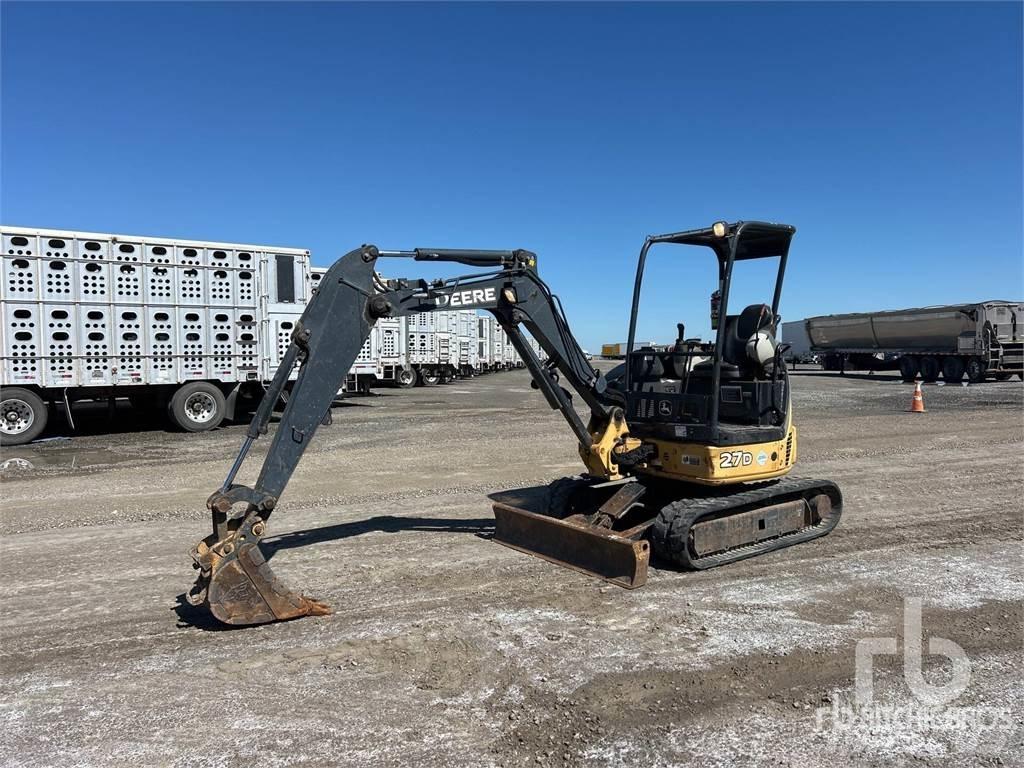 John Deere 27D Mini bagri <7t