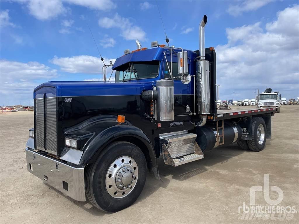 Kenworth W900L Tovornjaki s kesonom/platojem
