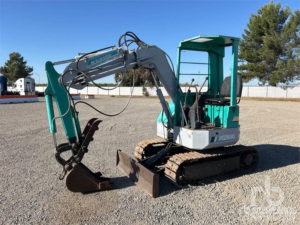 Komatsu PC28UU Mini bagri <7t