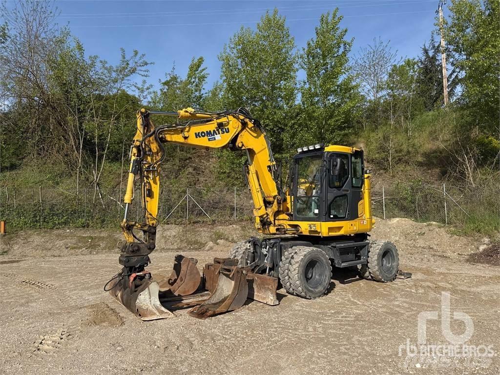 Komatsu PW118MR Bagri na kolesih