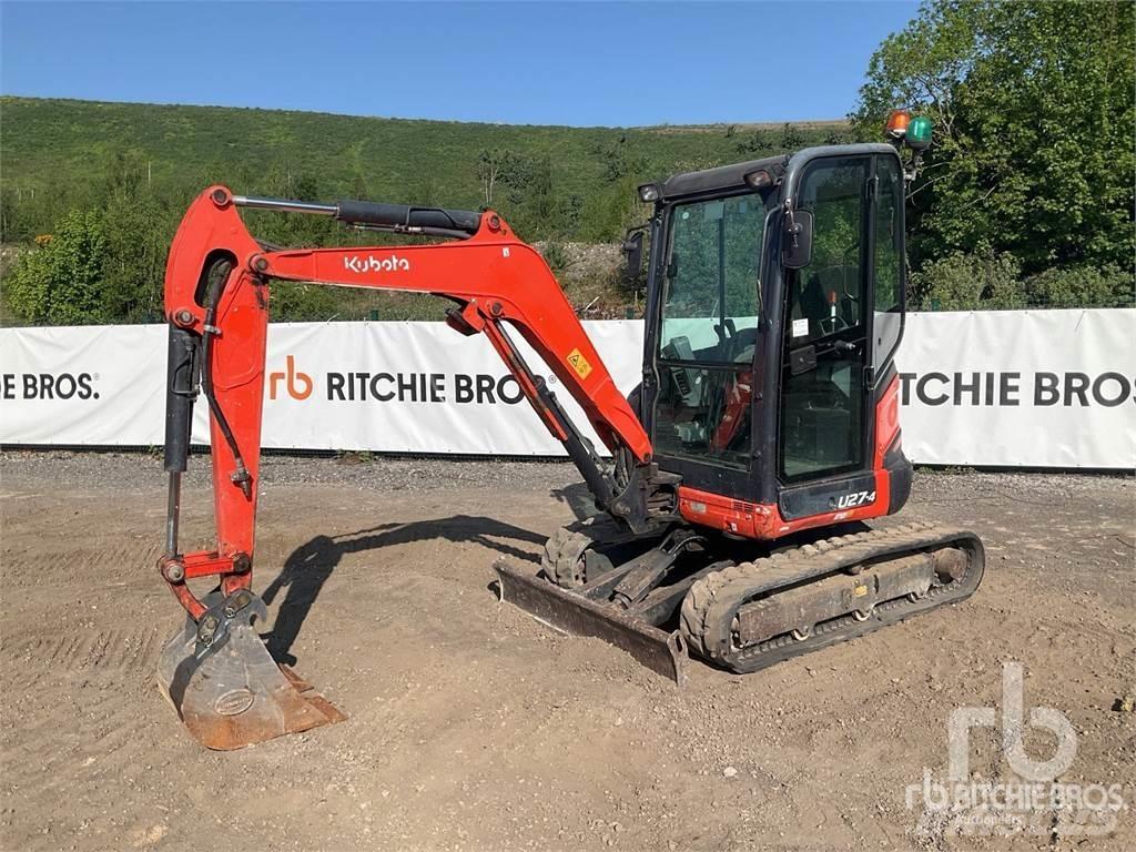 Kubota U27-4 Mini bagri <7t