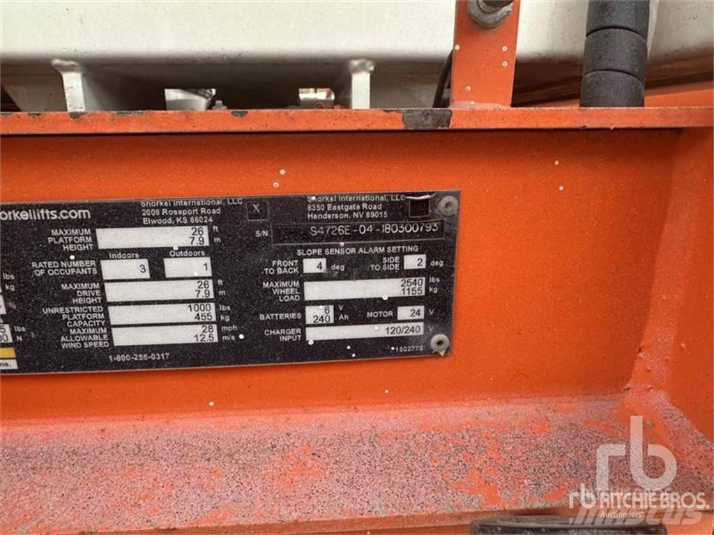 Snorkel S4726E Škarjaste dvižne ploščadi