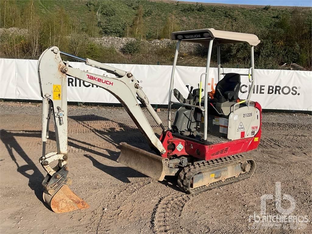 Takeuchi TB216 Mini bagri <7t