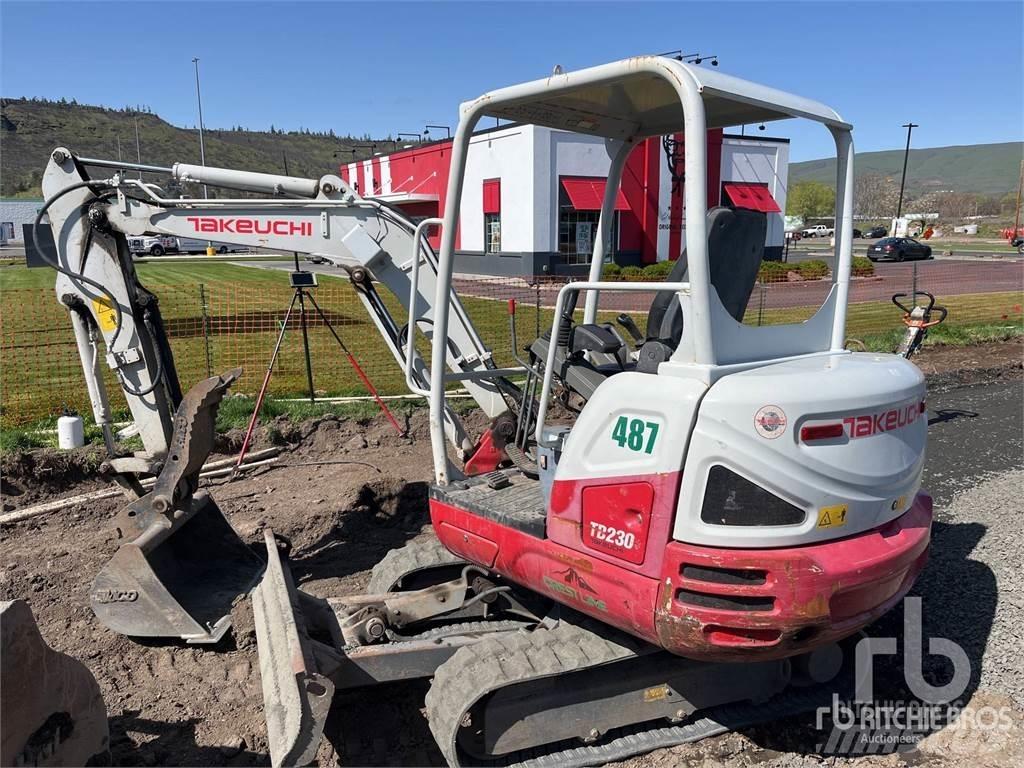 Takeuchi TB230 Mini bagri <7t