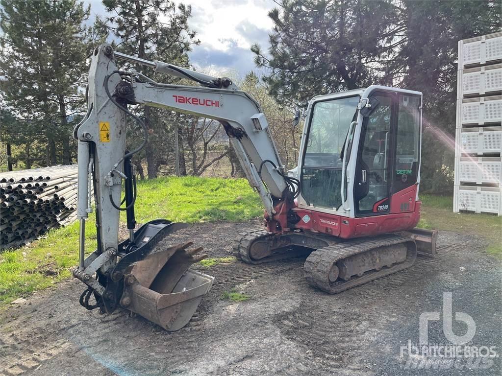 Takeuchi TB240 Mini bagri <7t